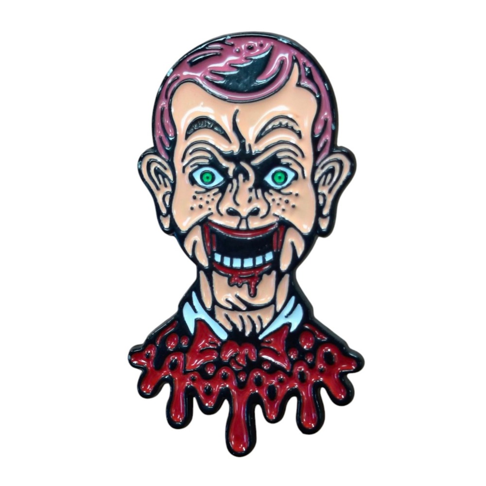 Goosebumps Night Of The Living Dummy - Slappy the Dummy Horror Enamel Pin